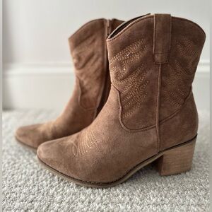 Women’s Brown Suede Ankle Boots